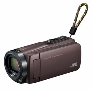 JVCKENWOOD JVC ビデオカメラ Everio 耐衝撃 耐低温 32GB ブラウン GZ-F270(中古品)
