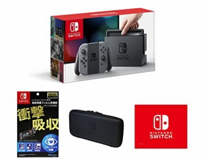 Nintendo Switch 本体 (ニンテンドースイッチ) 【Joy-Con(L)/(R) グレー】(中古品)