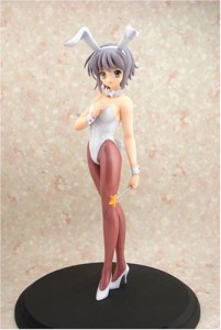 涼宮ハルヒの憂鬱 長門有希 バニーガールver. ホワイトバニーver. ノーマル(中古品)