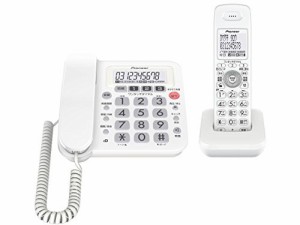 Pioneer デジタルコードレス電話機  1.9GHz DECT準拠方式 ホワイト TF-SA10(中古品)