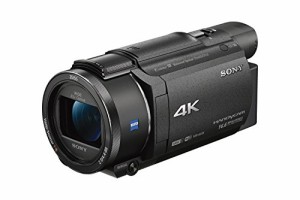 ソニー SONY ビデオカメラ FDR-AX55 4K 64GB 光学20倍 ブラック Handycam F(中古品)