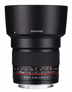 SAMYANG 単焦点 レンズ 85mm F1.4 ニコン AE用 フルサイズ対応(中古品)