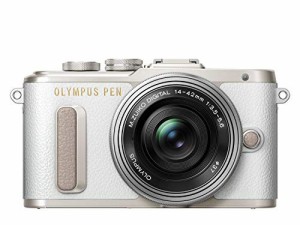 OLYMPUS ミラーレス一眼 E-PL8 レンズキット ホワイト(中古品)