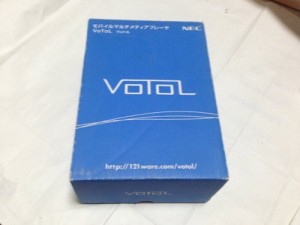日本電気 モバイルマルチメディアプレ-ヤ「VoToL」 PK-MV300(中古品)