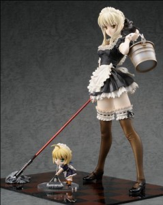 Fate/hollow ataraxia Saber Alter セイバーオルタ メイドver フィギュア(中古品)