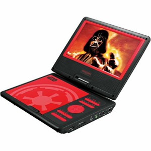 VERTEX ダースベイダー 9インチポータブルDVDプレーヤー PDVD-V09SWD(中古品)