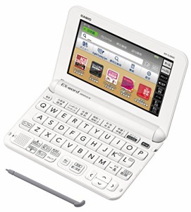 カシオ 電子辞書 エクスワード 中学生モデル XD-G3800WE ホワイト コンテン(中古品)