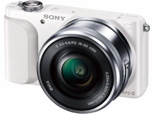 SONY ミラーレス一眼 NEX-3N パワーズームレンズキット E PZ 16-50mm F3.5-(中古品)