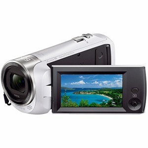 ソニー SONY ビデオカメラ HDR-CX470 32GB 光学30倍 ホワイト Handycam HDR(中古品)