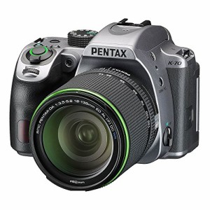 PENTAX デジタル一眼レフ K-70 DA18-135mmWRレンズキット 【シルキーシルバ(中古品)