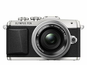 OLYMPUS PEN E-PL7 14-42mm EZレンズキット シルバー ミラーレス一眼 E-PL7(中古品)