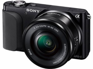 SONY ミラーレス一眼 NEX-3N パワーズームレンズキット E PZ 16-50mm F3.5-(中古品)