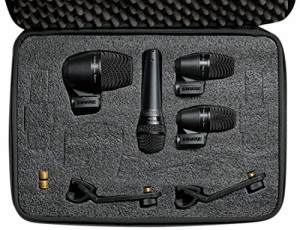 SHURE ドラム用 マイクセット (4本) PGADRUMKIT4 (中古品)