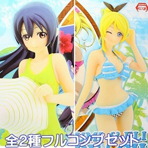 ラブライブ！ ビーチフィギュア2 海未＆絵里 サマーブルーver. 水着 アニメ(中古品)