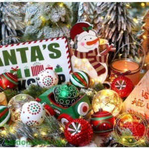 クリスマスリース クリスマス用 Christmas ボール オーナメント クリスマスツリー飾り クリスマスツリー ボールセット 装飾品 ショーウィ