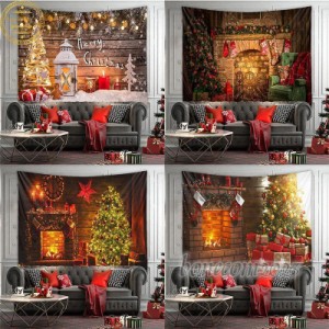 Merry Christmas タペストリー 毛布 クリスマス 飾り北欧風 壁掛け 掛け物 壁吊り 写真 撮影背景布 寝室 多機能ホーム装飾 クリスマス装