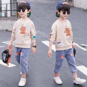 子供服 ジャージ上下 キッズ 男の子 スポーツウェア 上下2点セット 子供服 スウェット 春秋服 通学 運動風  おしゃれ 可愛い 新品