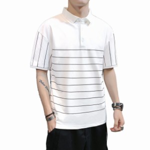 2023半袖Tシャツ男性ポロシャツ男性ファッションブランド夏の新型韓国版ファッション青年襟めくりins夏服-824