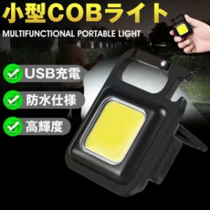 cobライト cob led ライト 小型led 小型 充電式 軽量 軽い 投光器 防水 抜き usb充電 usb type-c 高輝度 懐中電灯 作業灯 キャンプ 夜釣