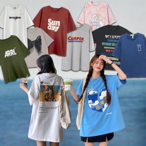 半袖Tシャツ 韓国ファッション トップス ボーダー レディース 夏服 トレーナー