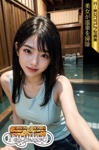 美女が温泉を掃除　AI美女グラビア写真集【SS-Paradise】