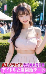 AIグラビア 妄想美女写真集 アイドルと遊園地デート