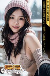 SS-Paradise　巨乳美女が実践をした！雪国での最新ファッション　AI美女グラビア写真集