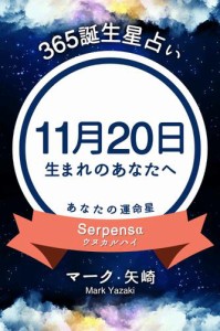 365誕生星占い〜11月20日生まれのあなたへ〜