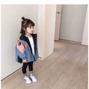 子供コート 春秋 コート 長袖 女の子服 ガールズ スプリングコート キッズ服 トップス コート 通学 秋着 秋物 春秋 