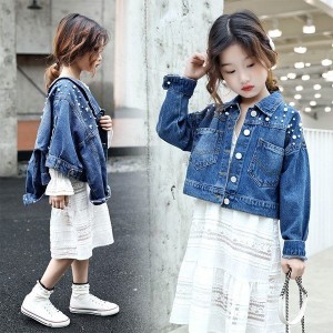 子供服 女の子 ジャケット アウター 長袖 パーカ 春秋 秋服 春コート ジャンパー 韓国子供服 キッズ ジュニア ダンス衣装 防風 お出かけ 