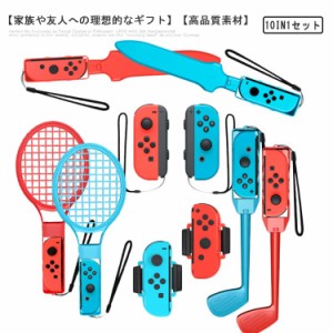 【10 in 1セット】Switch Sports ゲーム用 アクセサリーセット スイッチスポーツ 用セット体感ゲーム対応 sportsゲーム スイッチ スポー