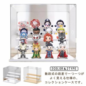 アクリルケース 透明 展示用 コレクションケース フィギュアケース 扉付き フィギュア収納 透明 模型 展示ボックス 飾り棚 趣味 推し 人