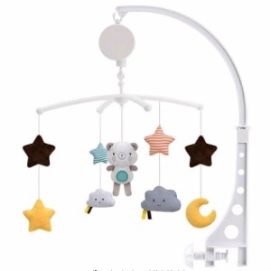 ベビーベッドおもちゃ 赤ちゃん 音楽プレイヤー ベビー寝具 ベッドメリー ベビーベッドおもちゃ 出産祝い 寝かしつけ用品