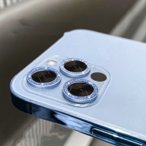 キラキラ レンズ保護フィルム mini 強化ガラス iPhone13 iPhone13 Pro カメラ保護 iPhone13 iPhone13 Pro Max 割れ防止 レンズ 保護フィ