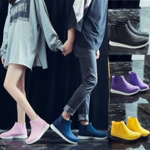 メンズ レインブーツ 完全防水 長靴 レディース 作業 雨靴 雨 ショートブーツ 通勤 農作業 レインブーツ 歩きやすい 履きやすい 動きやす