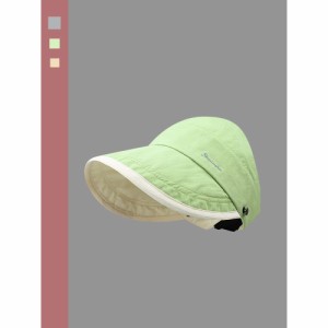 UVカットサンバイザー レディース メンズ 帽子 キャップ 無地 春夏 接触冷感 涼しい uvカット 小顔効果 テニス ゴルフ スポーツ オールシ