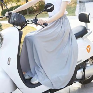 送料無料 スカート レディース バイク乗り UVカット 日焼け止め 紫外線対策 ロングスカート 巻きスカート 可愛い ドット柄 花柄 スクータ