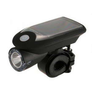 自転車 LEDライト ヘッドライト ソーラー USB充電 ソーラー充電 大容量バッテリー 工具不要 取付簡単 省エネ 防塵 高輝