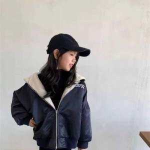 リバーシブルコート キッズ ジャケット フード付き ベビー服 キッズ ボア リバーシブル ジャケット 女の子 赤ちゃん アウター 両面コート