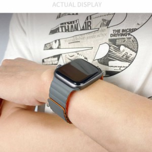全6色 apple watch7 バンド 磁石 アップルウォッチ ベルト 全機種対応 apple watch Series 7 SE 6 5 4 3 2 1バンド マグネット内蔵 シリ
