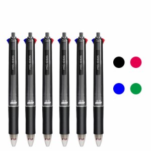 フリクションボールペン 4色 0.5mm 6本セット 黒・赤・青・緑 自宅用 多機能 ボールペン フリクション 普段使い 便利 まとめ買う オフィ