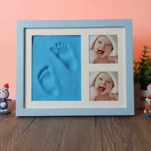 手形 足形 フォトフレーム フォトスタンド 赤ちゃん 写真立て 無毒で安全 ベビー記念品 足形フレーム 手形 スタンプ台 新生児 男の子 女