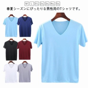 半袖 Tシャツ メンズ 吸汗速乾 接触冷感 涼しい Vネック クール シームレス ジム ジョギング ランニング スポーツウェア ゴルフウェア イ