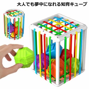  ハンドスピナー 出産お祝い ボックス ビーズコースター プッシュポップ 玩具 1歳 知育キューブ 男の子 3歳 4歳 5歳 遊び箱 型はめ パズ