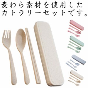  お弁当 スプーン 携帯用カトラリーセット コンパクト 通勤 カトラリーセット 登山 4点セット エコ 大人 麦わら 弁当用 お弁当用 男子 女