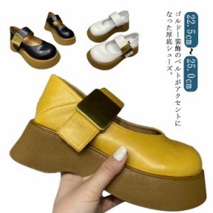  4cmヒール レディース パンプス お洒落 ストラップパンプス おでこパンプス ローファー ロリータパンプス ベルト 可愛い ぺたんこ 美脚 