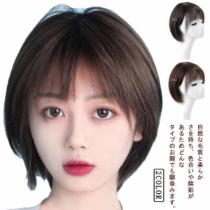  人毛100％ ショート かつら フルウィッグ レディーズ ショートボブ 女性用 ウィッグ ストレート ショートボブ 医療用 小顔 ナチュラル 