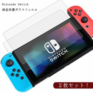  スイッチ 高透過率 2枚入り Nintendo 9H ブルーライトカット ガラス ガラス Switch 保護フィルム 強化 ニンテンドー 目の疲れ軽減 液晶