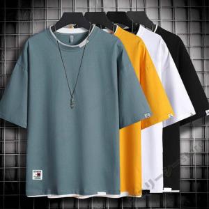 メンズTシャツ 薄手 ひんやりTシャツ トップス 五分袖 半袖 カジュアル 夏服 メンズファッション クルーネック M/L/XL/2XL/3XL/4XL