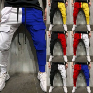 ジョガーパンツ メンズ パンツ 大きいサイズ スリム テーパードパンツ ズボン カラーパンツ 2021